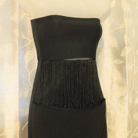 $3K CK COLLECTION Fringe Slit Top/ Mini Dress Boxy - Picture 6 of 10